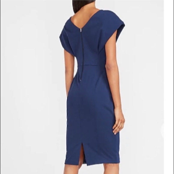 Express V-back Sheath Dress - Picture 2 of 7